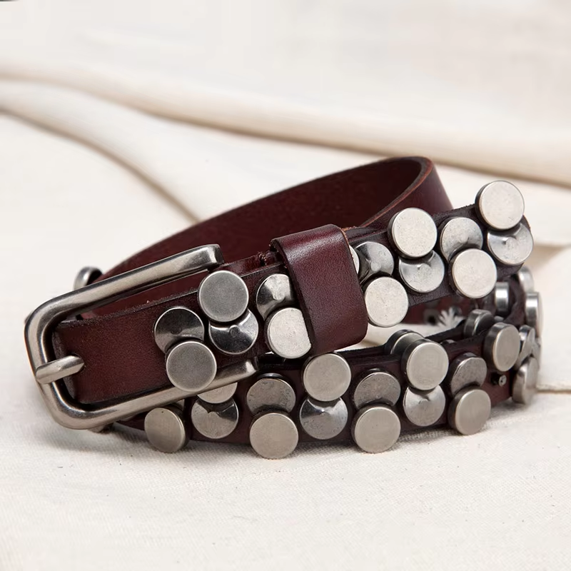 Women'S Jeans Accessories Chain - Cyberpunk Gothic Punk Belt, High-end Rivet
