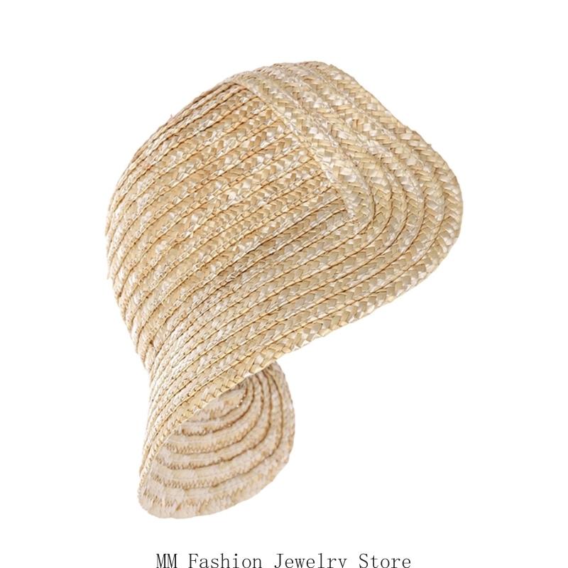 Women'S Victorian Era Accessories - D0UB Straw Bonnet Craft Hat Base