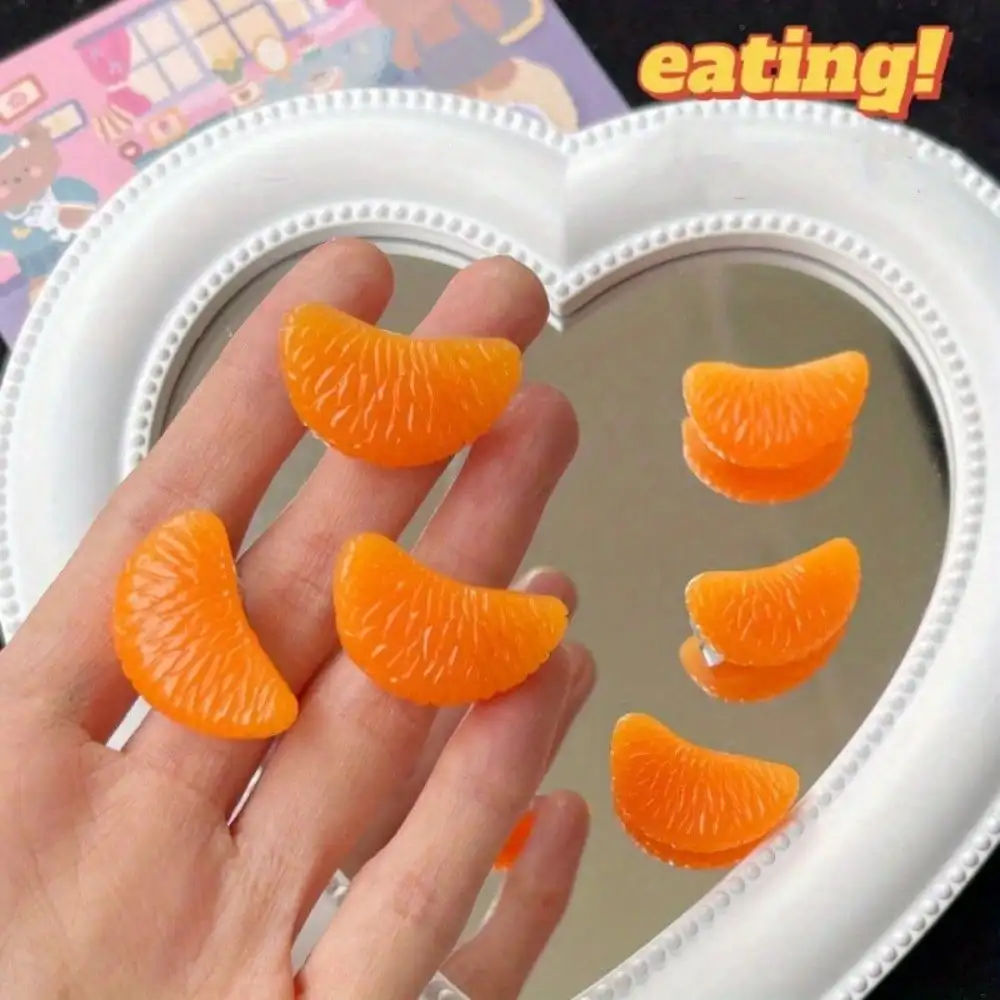 Women'S Accessories Mango - 2pcs Realistic Orange Fruit Hair Clips