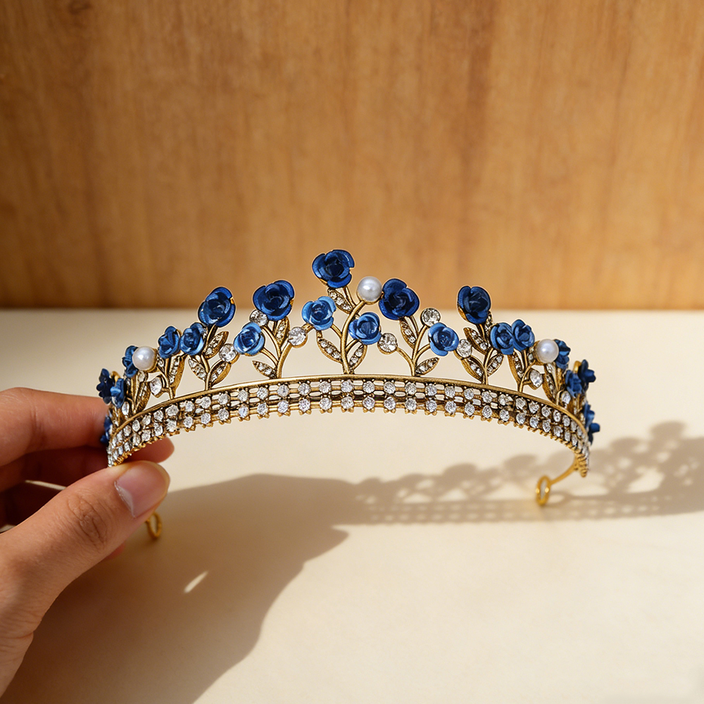 Women Accessories For Wedding - Baroque Crown Wedding Headwear for Women