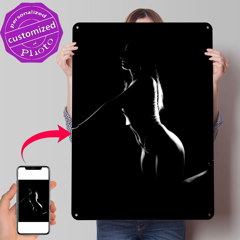 Women Accessories Poster - Silhouette of a Woman Metal Poster