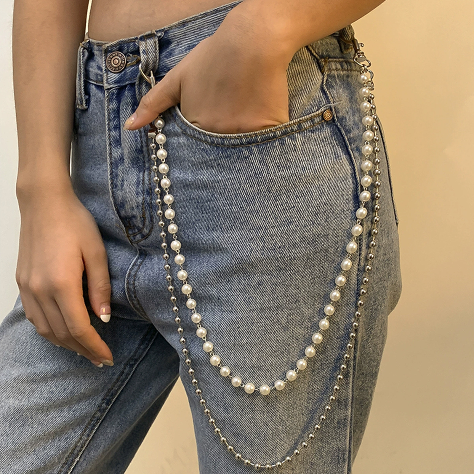 Women'S Jeans Accessories Chain - Simple Waist Chain For Women Temperament