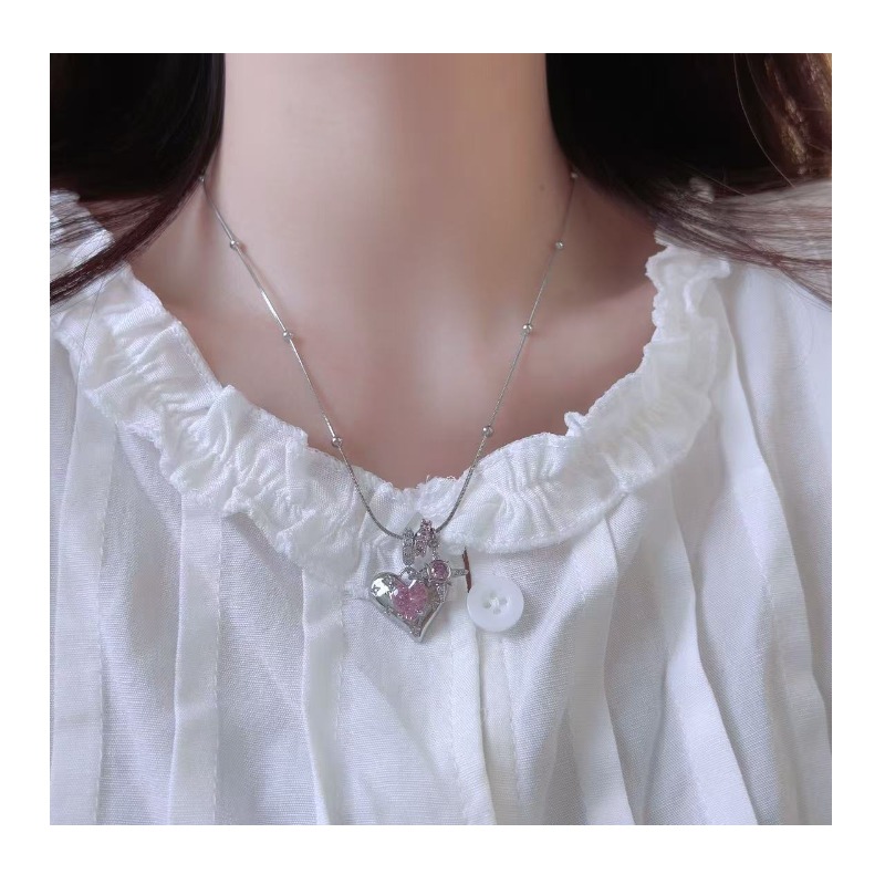 Women'S Accessories Mango - Sweet Girl Slightly Inlaid Pink Love