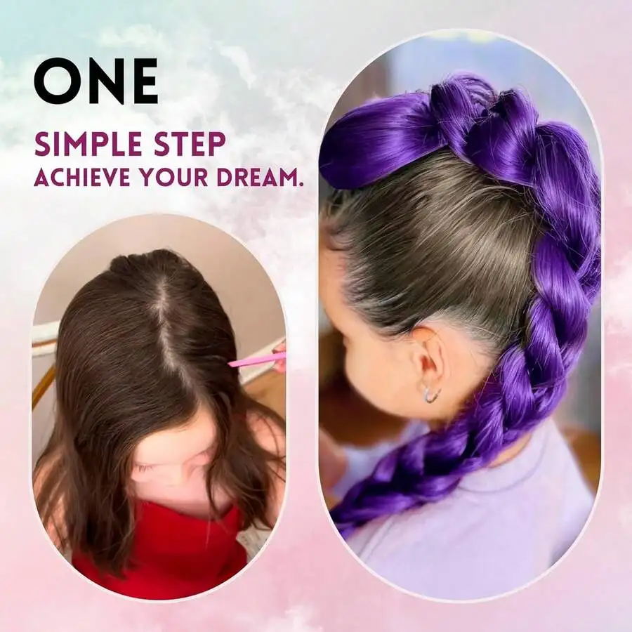 24Inch Purple Ponytail Hair Ex – Hair Band Elastic recenzja i cena