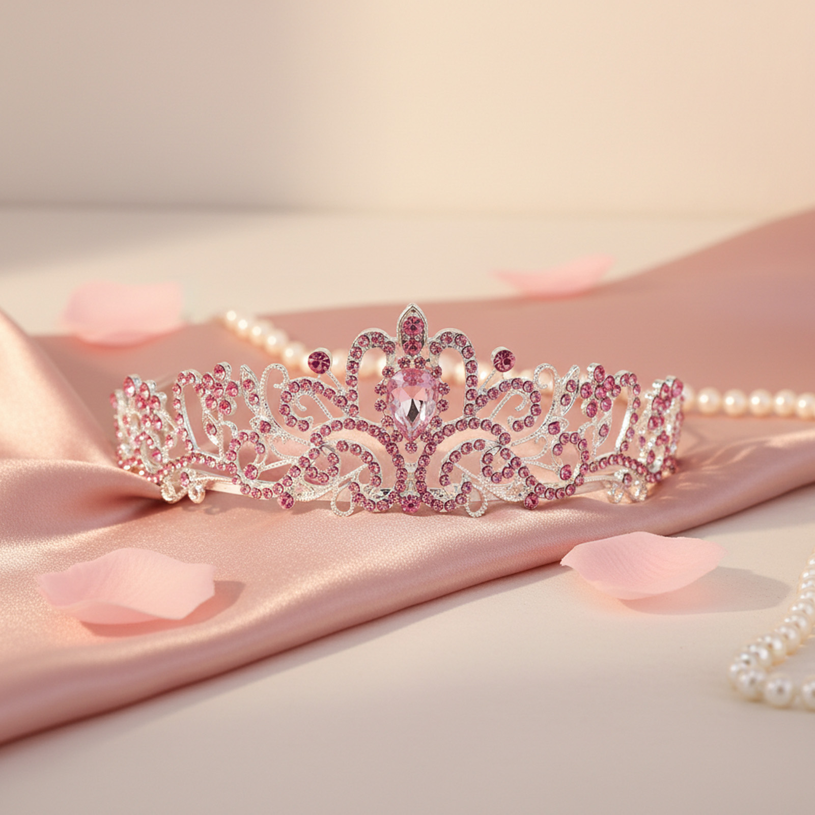 Elegant Bridal Crown Sparkly R – Women Accessories For Wedding recenzja i cena