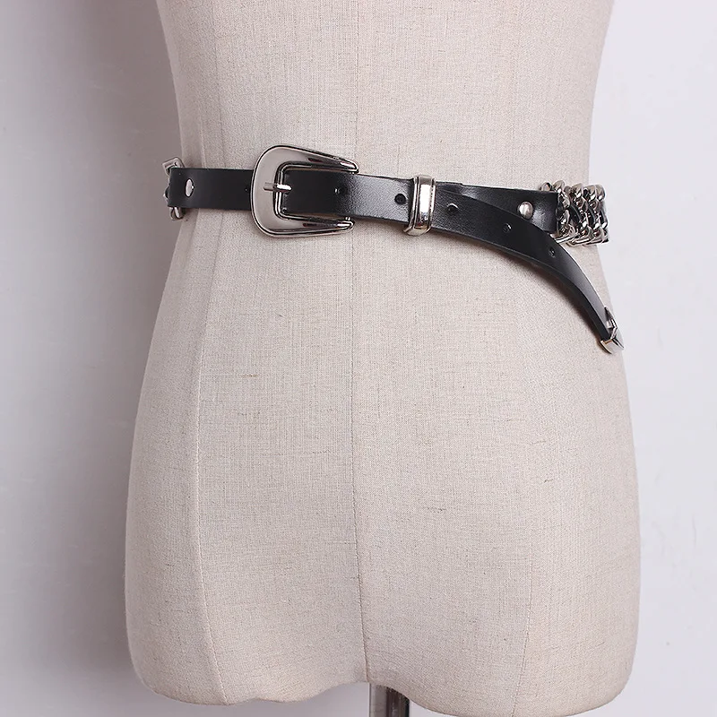 Women Hip Hop Metal Belt Fashi – Women'S Jeans Accessories Chain recenzja i cena