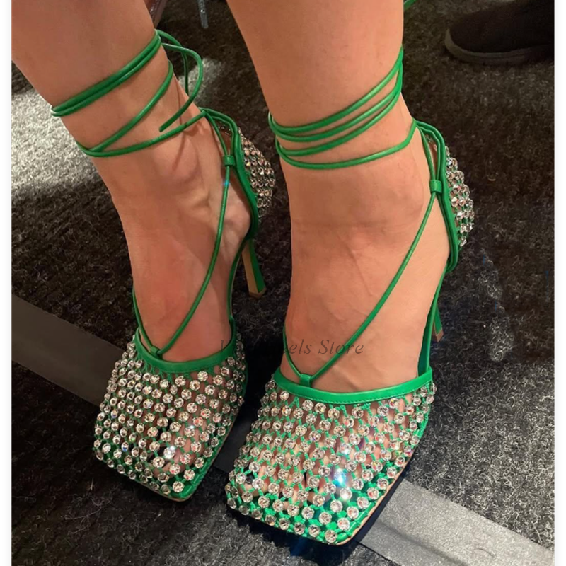 Square Toe Mesh Dimaond Lace u – Women'S Accessories Trends 2025 recenzja i cena