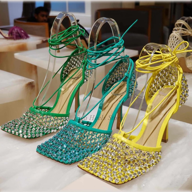 Square Toe Mesh Dimaond Lace u – Women'S Accessories Trends 2025 recenzja i cena