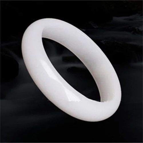 Genuine Natural White Jade Ban – Women Accessories For Hand recenzja i cena