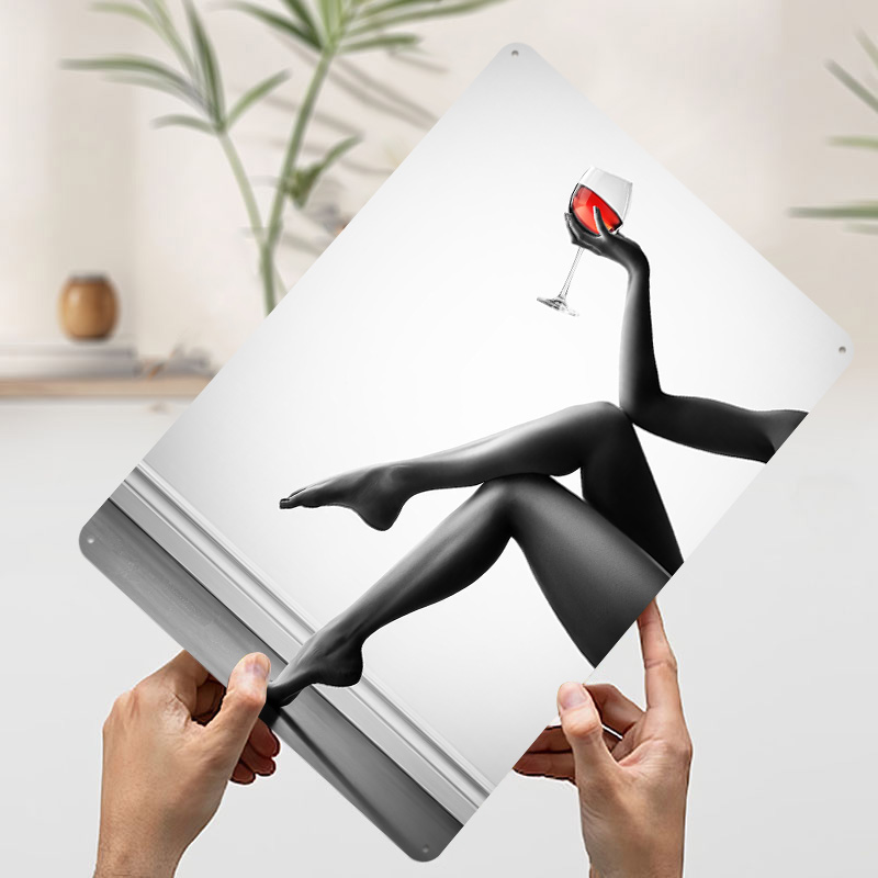 Elegant Woman With Wine Glass  – Women Accessories Poster recenzja i cena