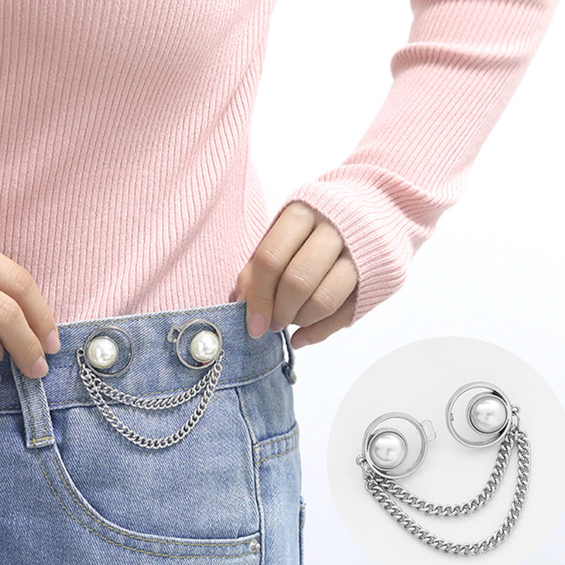 Pearl Tassel Waist Buckle Tigh – Women'S Jeans Accessories Chain recenzja i cena