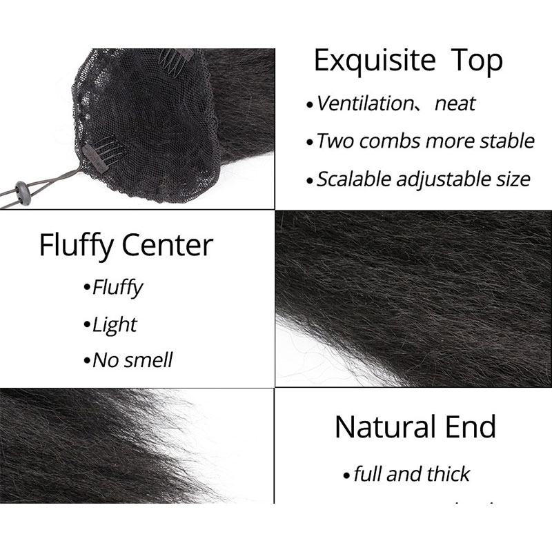 Drawstring Ponytail Hair Exten – Hair Band Elastic recenzja i cena