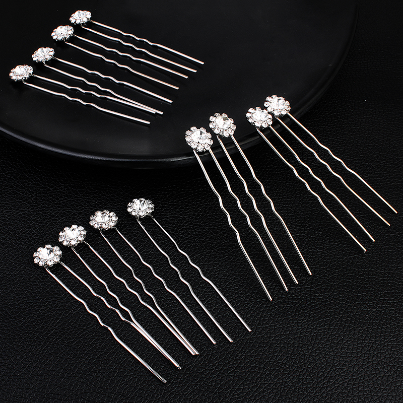 12PK/Set Fashion Rhinestone Fl – Women'S Hair Accessories Wedding recenzja i cena