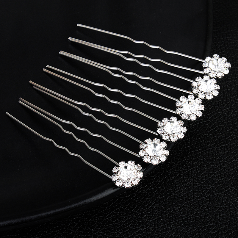 12PK/Set Fashion Rhinestone Fl – Women'S Hair Accessories Wedding recenzja i cena