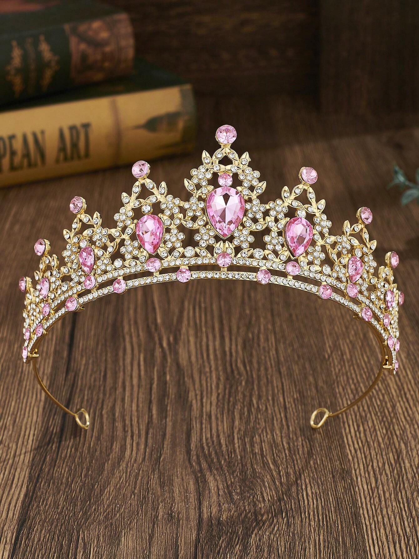 Crystal Princess Tiara Crown W – Women Accessories For Wedding recenzja i cena