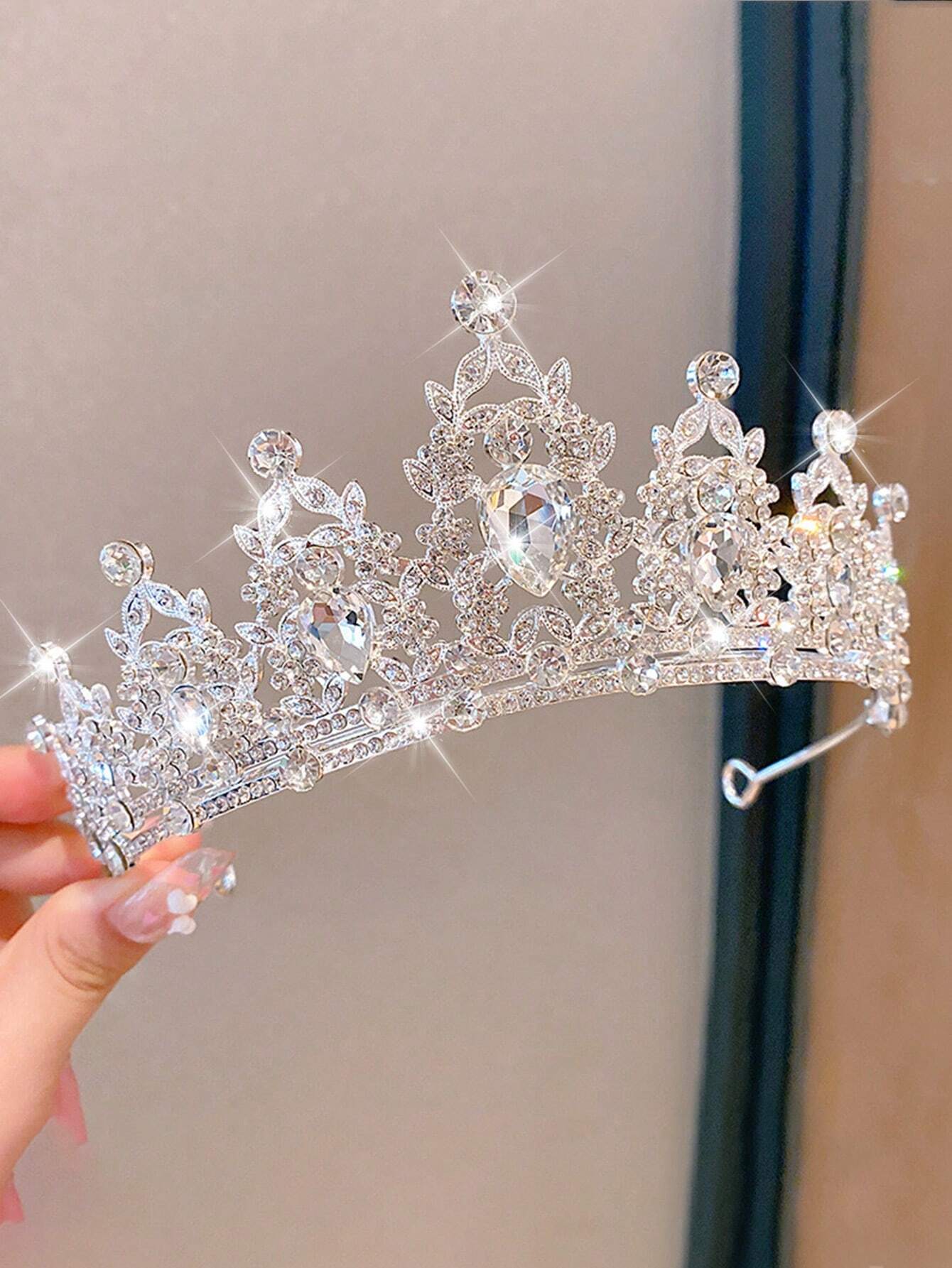 Crystal Princess Tiara Crown W – Women Accessories For Wedding recenzja i cena