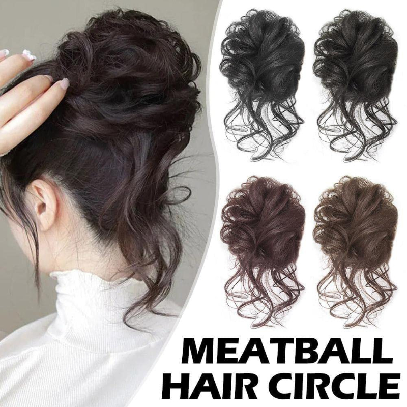 Synthetic Fashion Messy Curly  – Hair Band Elastic recenzja i cena