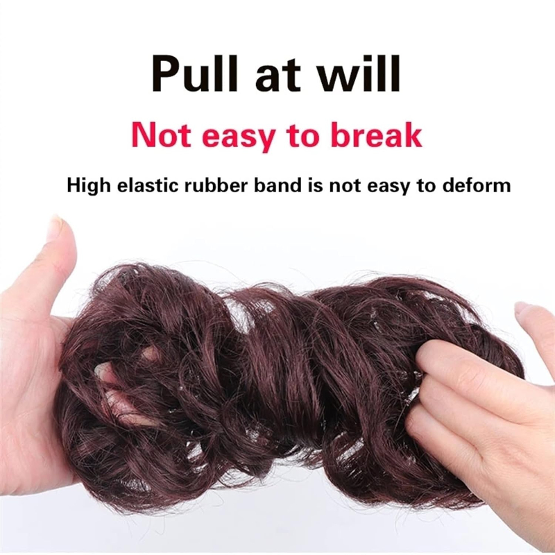 Synthetic Fashion Messy Curly  – Hair Band Elastic recenzja i cena