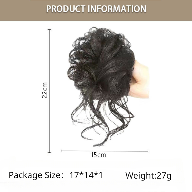 Synthetic Fashion Messy Curly  – Hair Band Elastic recenzja i cena