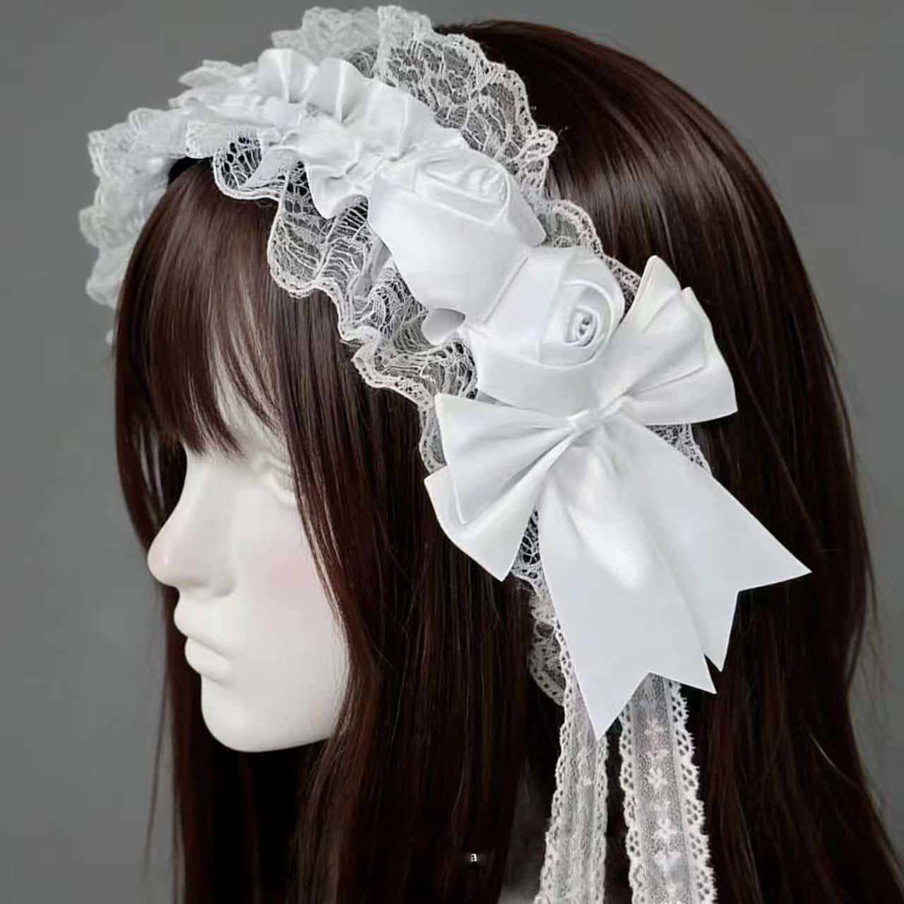 Lolita Gothic Black Lace Headb – Women'S Victorian Era Accessories recenzja i cena