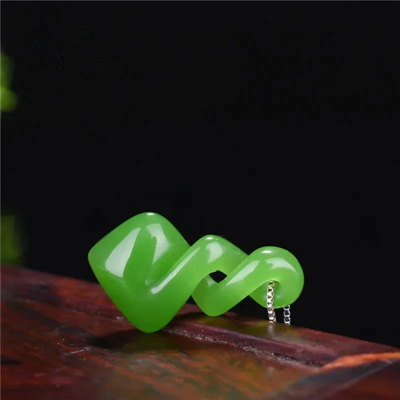 Natural Hetian Jade Green Colo – Women Accessories For Hand recenzja i cena