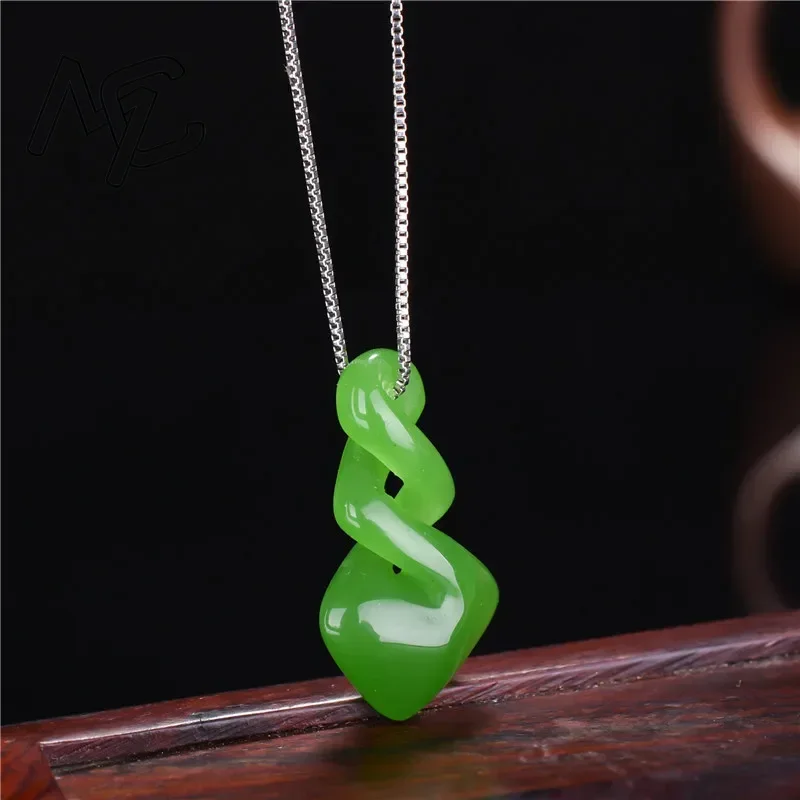 Natural Hetian Jade Green Colo – Women Accessories For Hand recenzja i cena