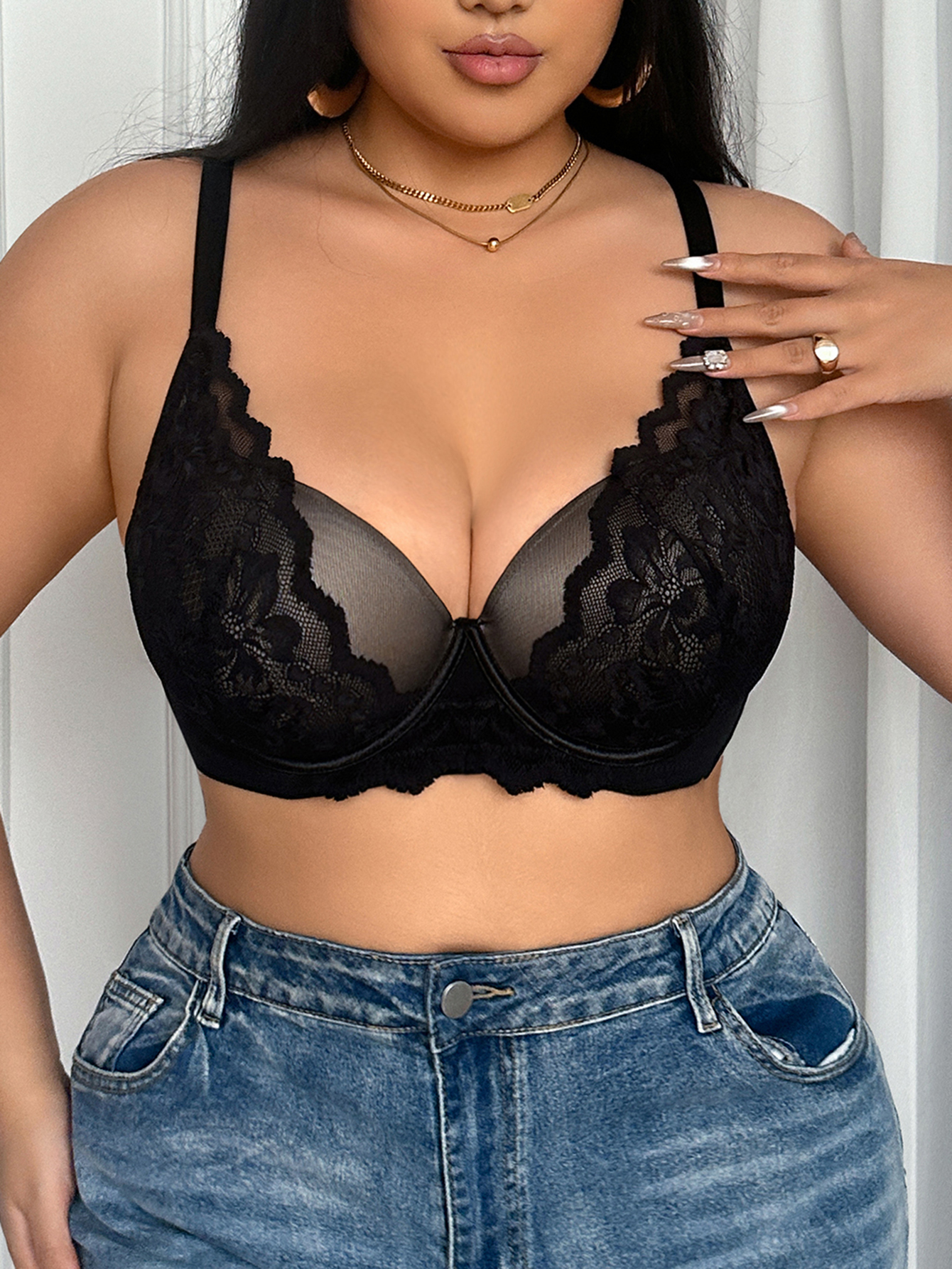 Wide Strap Plus Size Women Bra – Woman Accessory recenzja i cena