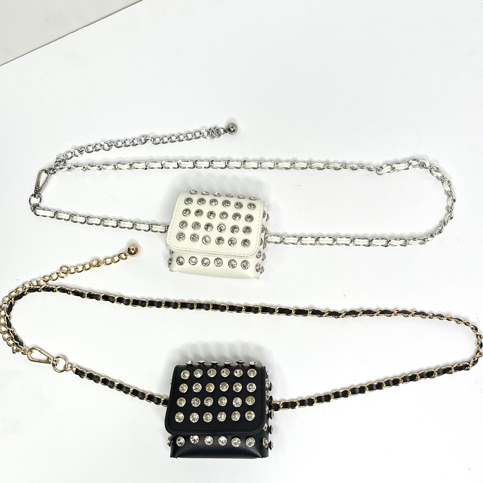 Fashion Rivet Mini Waistpack S – Women'S Jeans Accessories Chain recenzja i cena