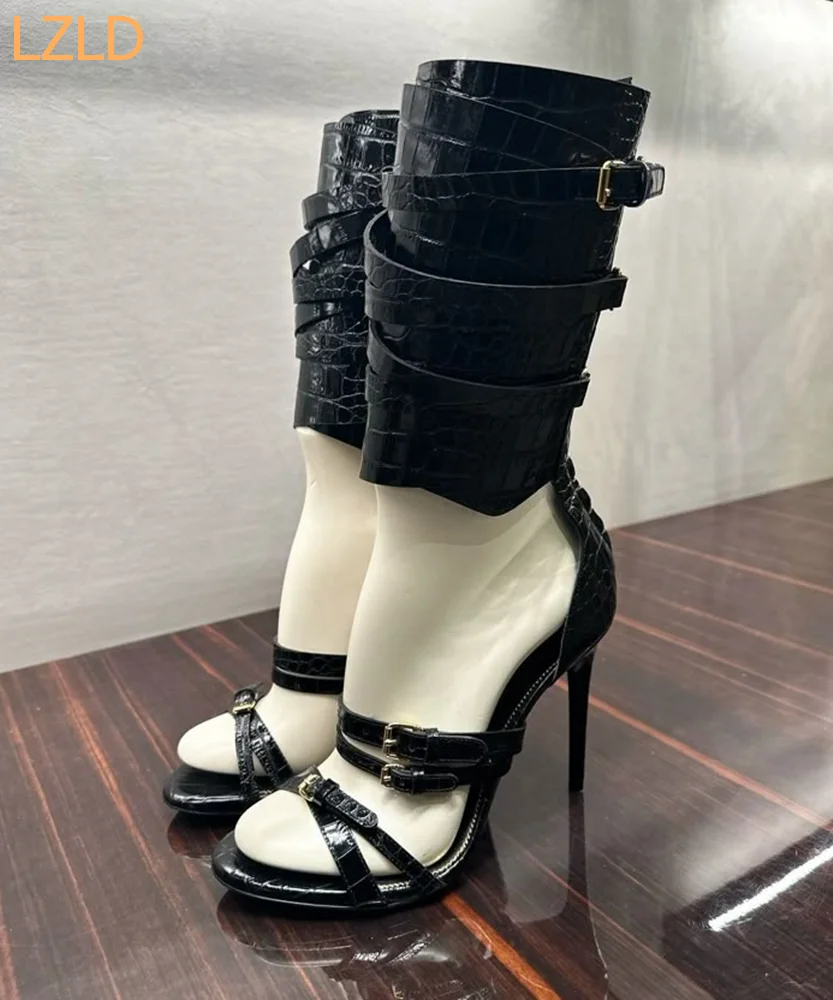 Black Sexy Catwalk Women Sanda – Women'S Accessories Trends 2025 recenzja i cena