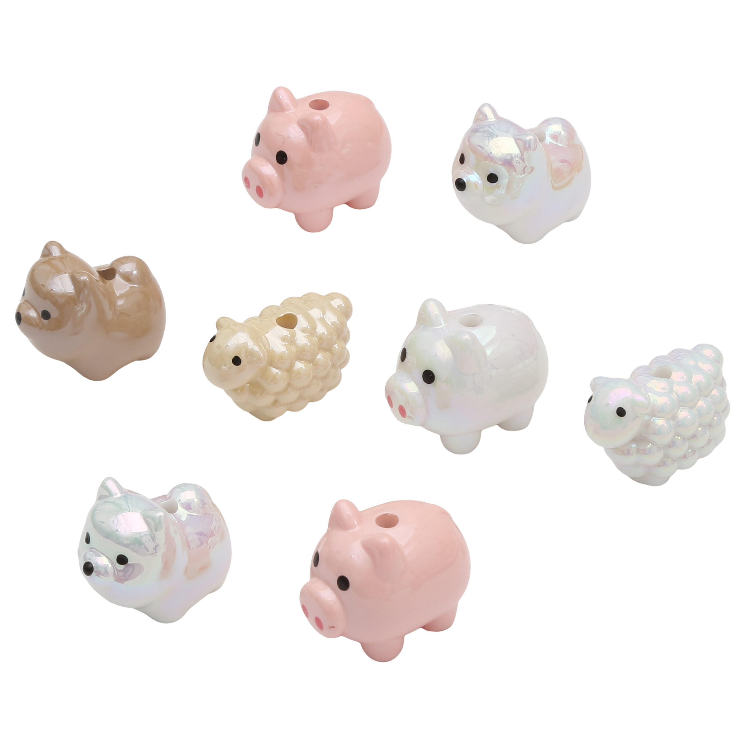 Acrylic Animal Beads Sheep Pig – Women Accessories For Hand recenzja i cena