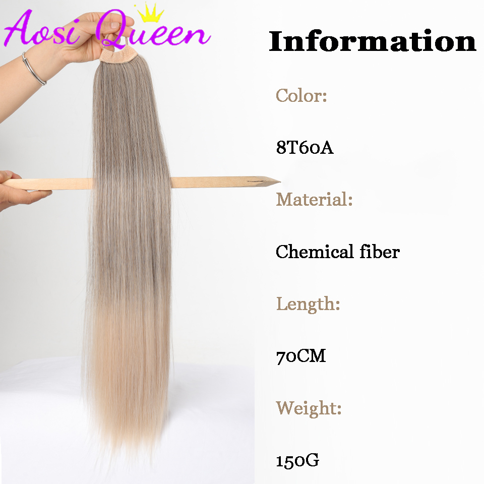 AOSI  Wig Ponytail Female 2024 – Hair Band Elastic recenzja i cena