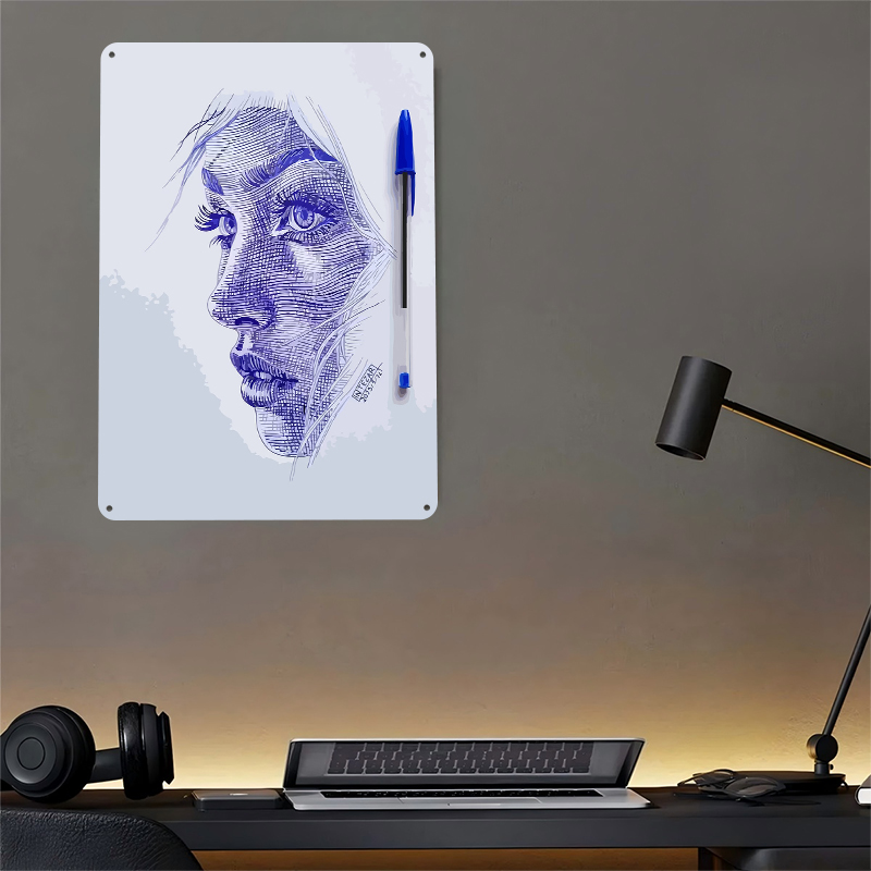 Ballpoint Pen Portrait of a Wo – Women Accessories Poster recenzja i cena