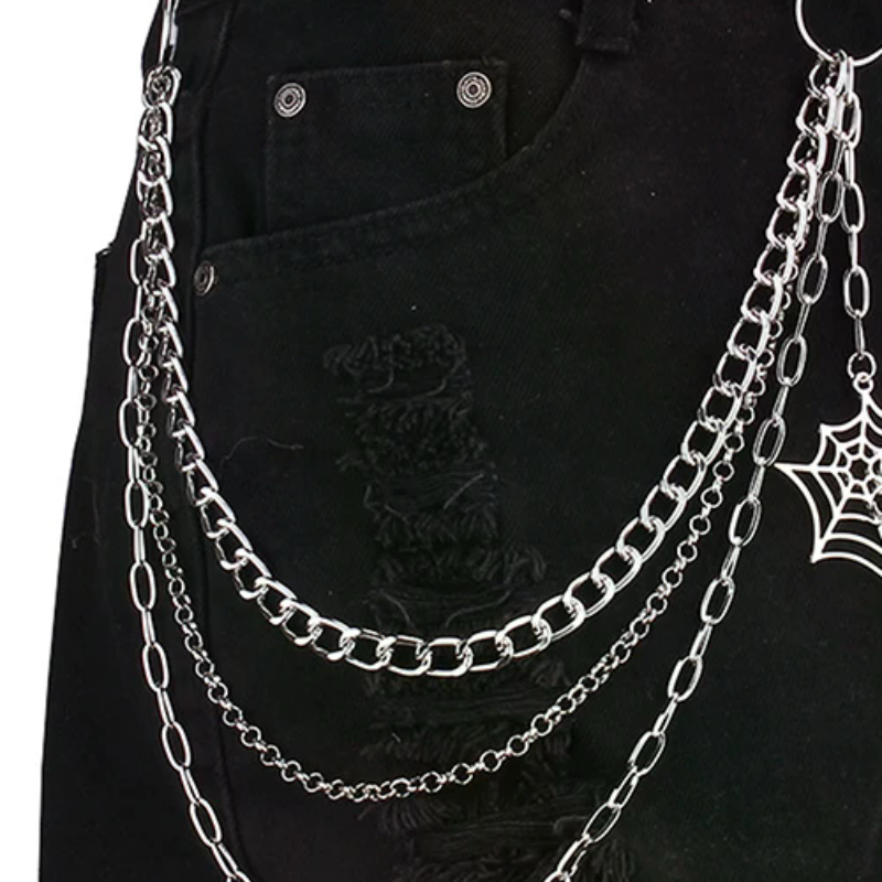Fashion Punk Metal Pants Chain – Women'S Jeans Accessories Chain recenzja i cena