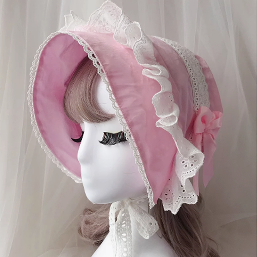 Cute Women Lolita Bonnet Vinta – Women'S Victorian Era Accessories recenzja i cena