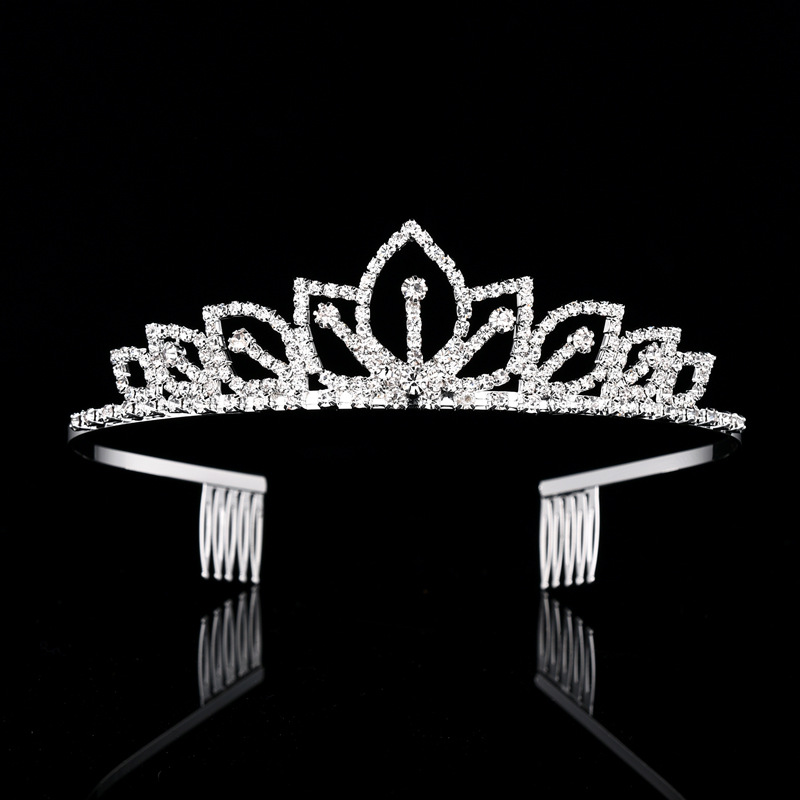 Silver Color Sparkling Rhinest – Women Accessories For Wedding recenzja i cena