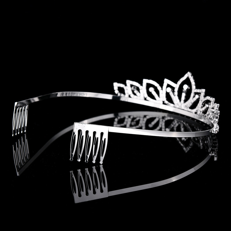 Silver Color Sparkling Rhinest – Women Accessories For Wedding recenzja i cena