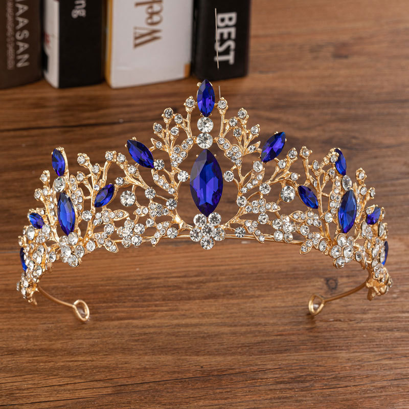 Tiara Colorful Rhinestone Quee – Women Accessories For Wedding recenzja i cena