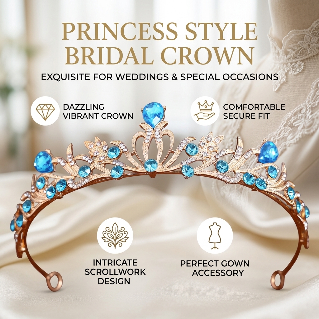 Crystal Wedding Tiaras And Cro – Women Accessories For Wedding recenzja i cena