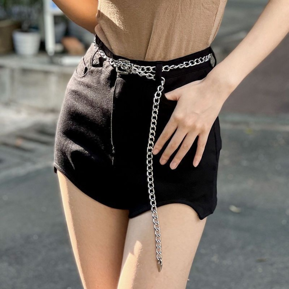 Simple Metal Chain Belts Long  – Women'S Jeans Accessories Chain recenzja i cena