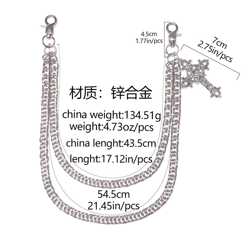 Fashion Punk Metal Pants Chain – Women'S Jeans Accessories Chain recenzja i cena