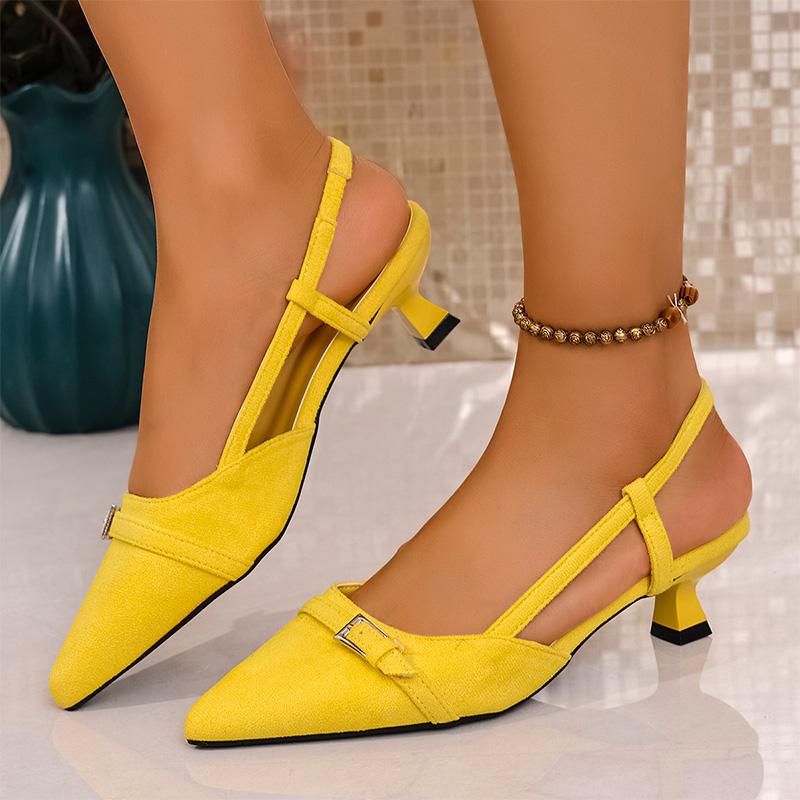 Fashion Yellow High Heels Sand – Women'S Accessories Trends 2025 recenzja i cena