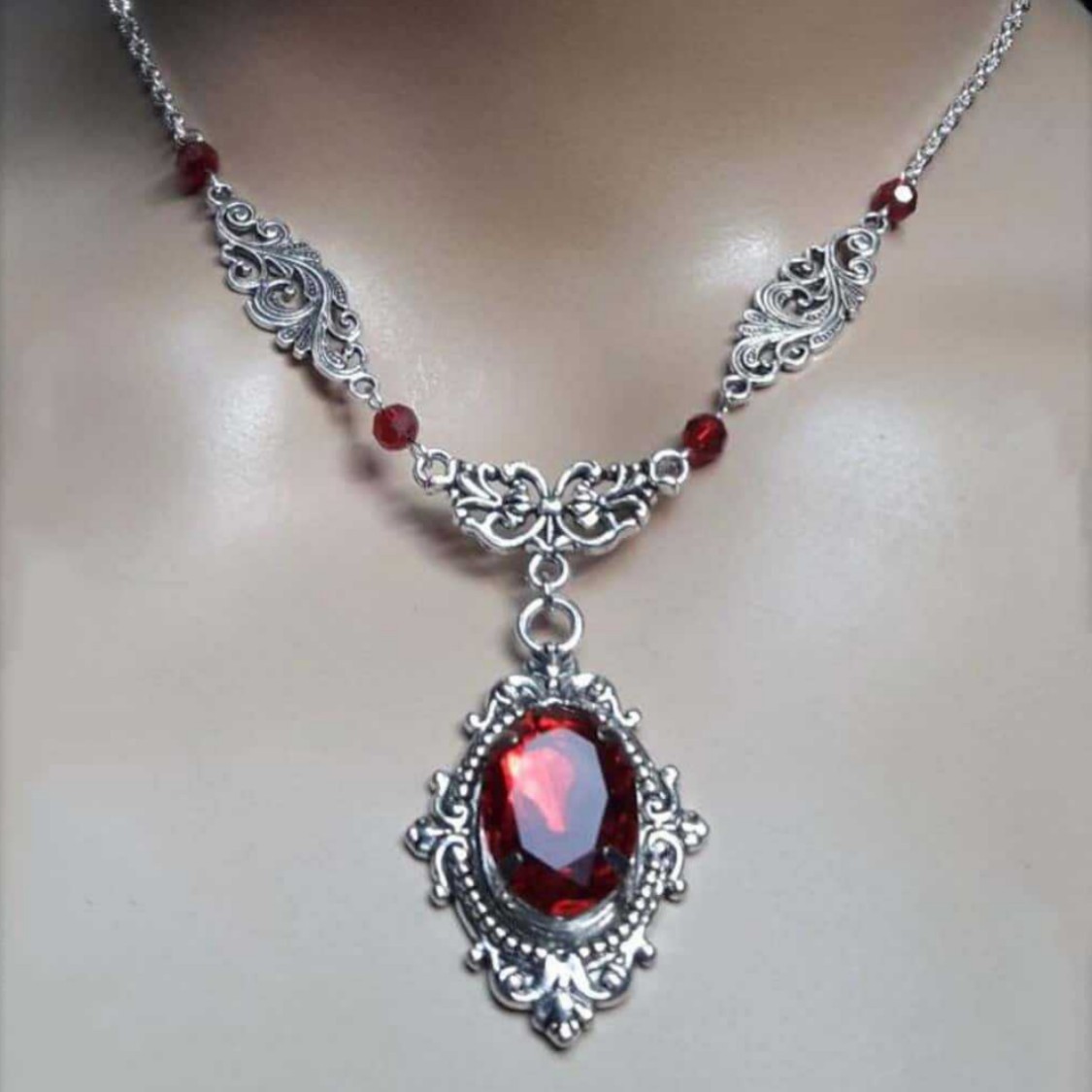 Purple Magic Water Drop Neckla – Women'S Victorian Accessories recenzja i cena