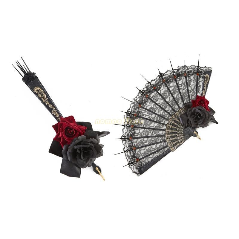 31BF Fan Gothic Victorian Wome – Women'S Victorian Accessories recenzja i cena