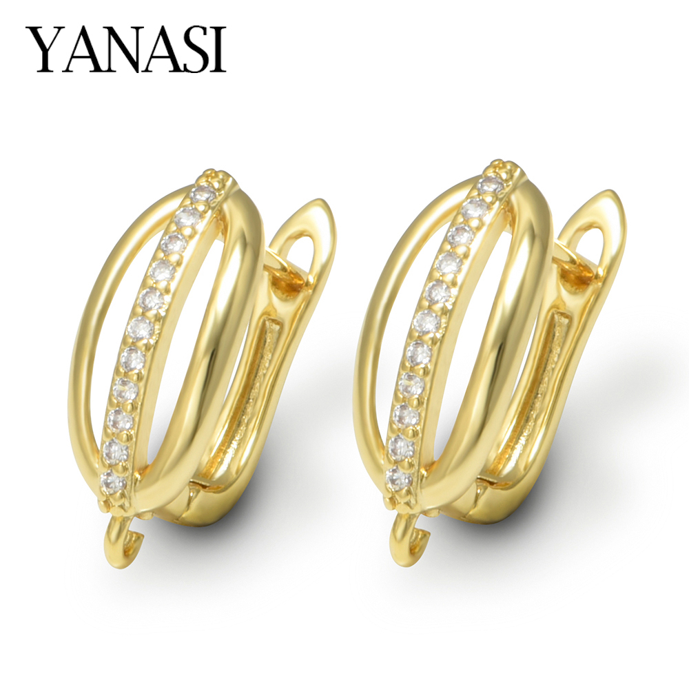 1 Pair 18K Gold Plated Brass C – Women Accessories For Hand recenzja i cena