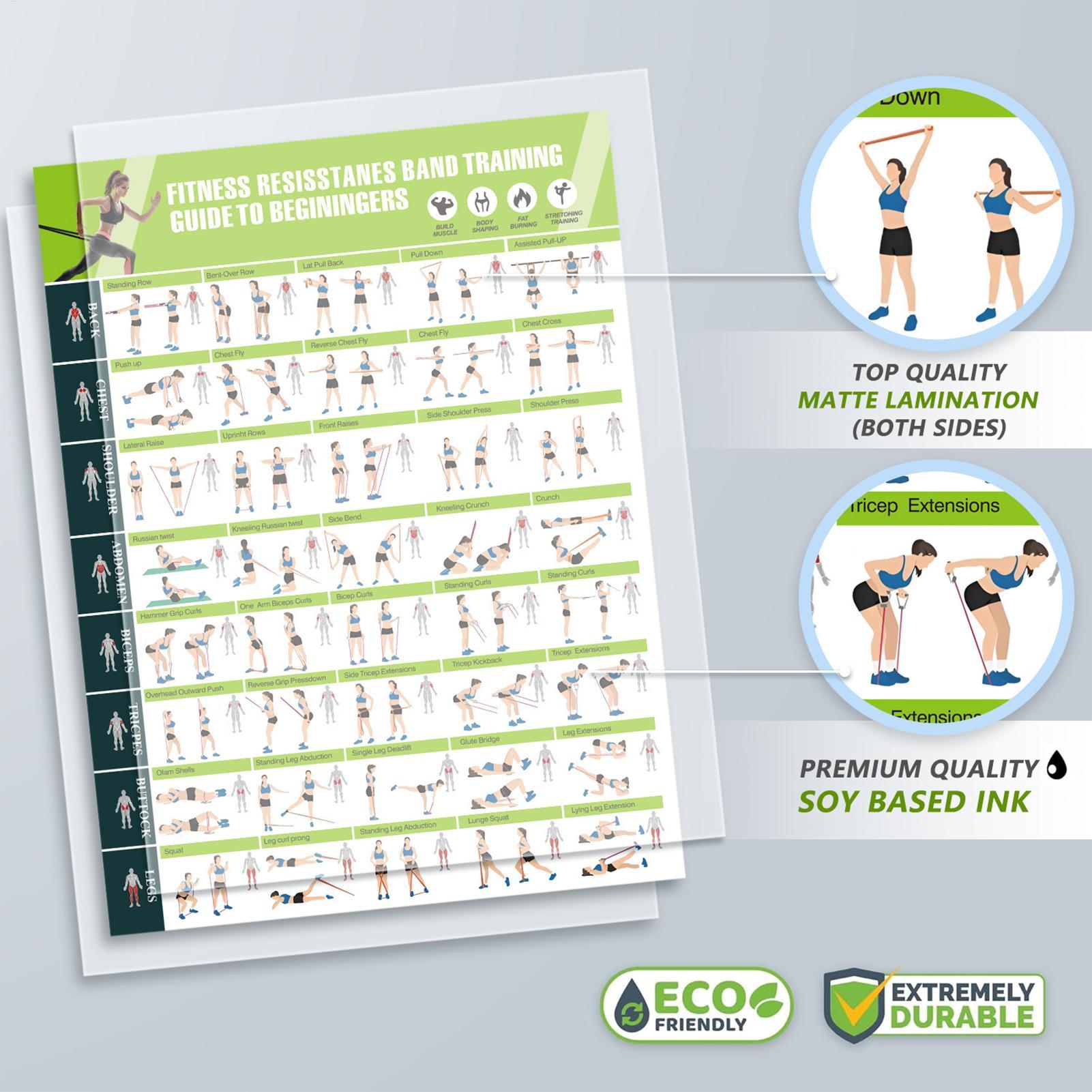 Exercise Posters Resistance Ba – Women Accessories Poster recenzja i cena