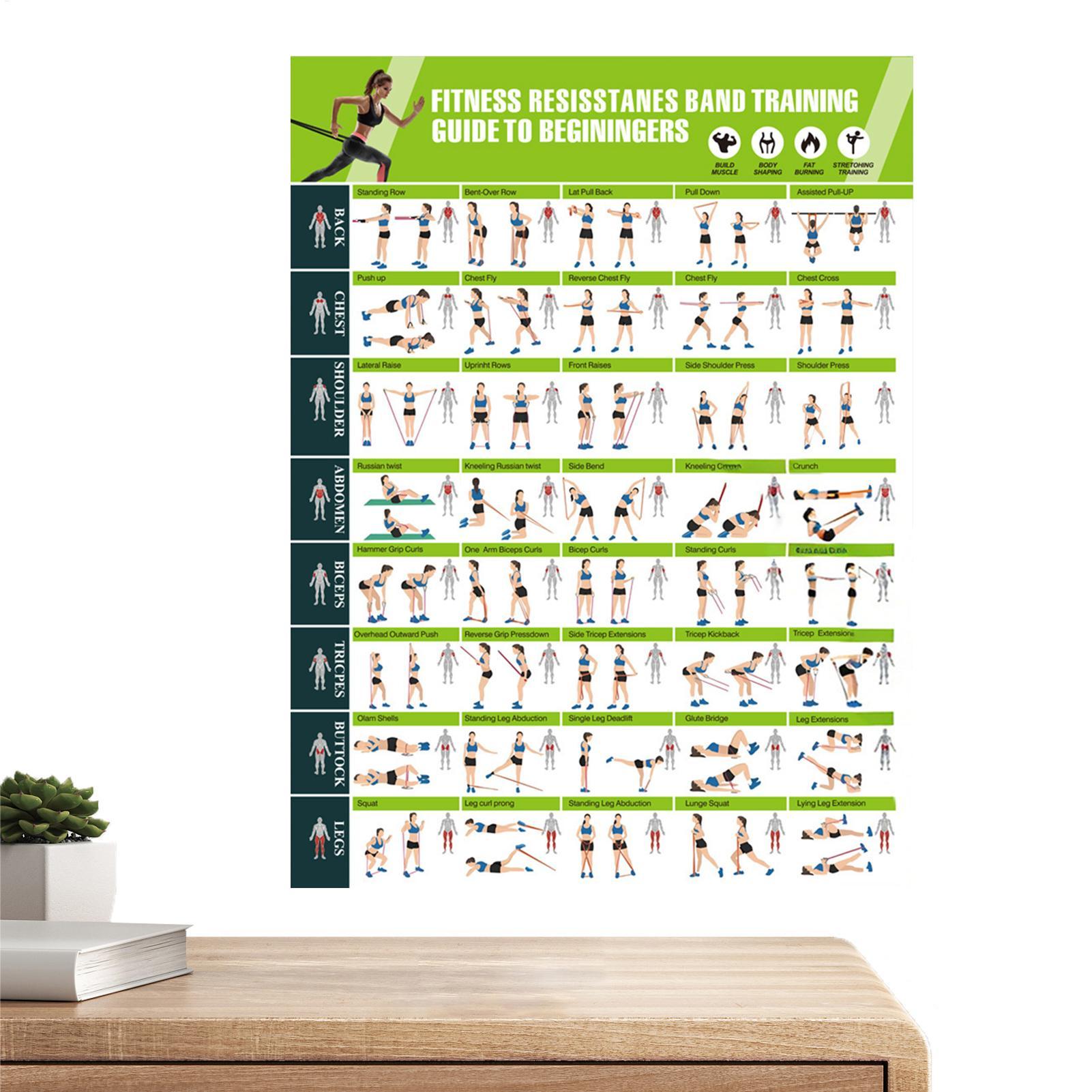 Exercise Posters Resistance Ba – Women Accessories Poster recenzja i cena