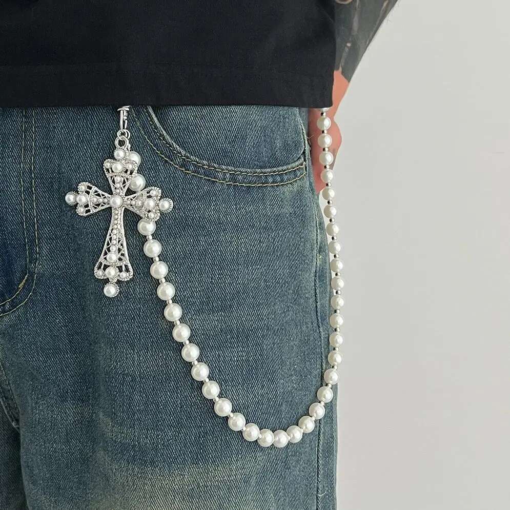 KunJoe Hip Hop Big Jesus Cross – Women'S Jeans Accessories Chain recenzja i cena