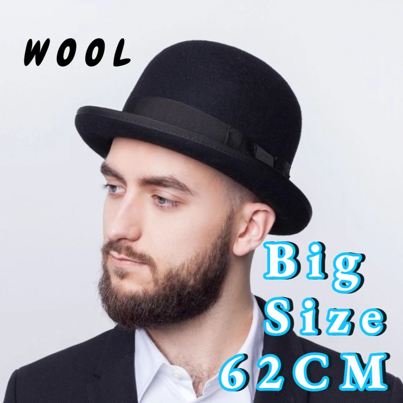 100% Wool Bowler Hat for Men B – Women'S Victorian Era Accessories recenzja i cena