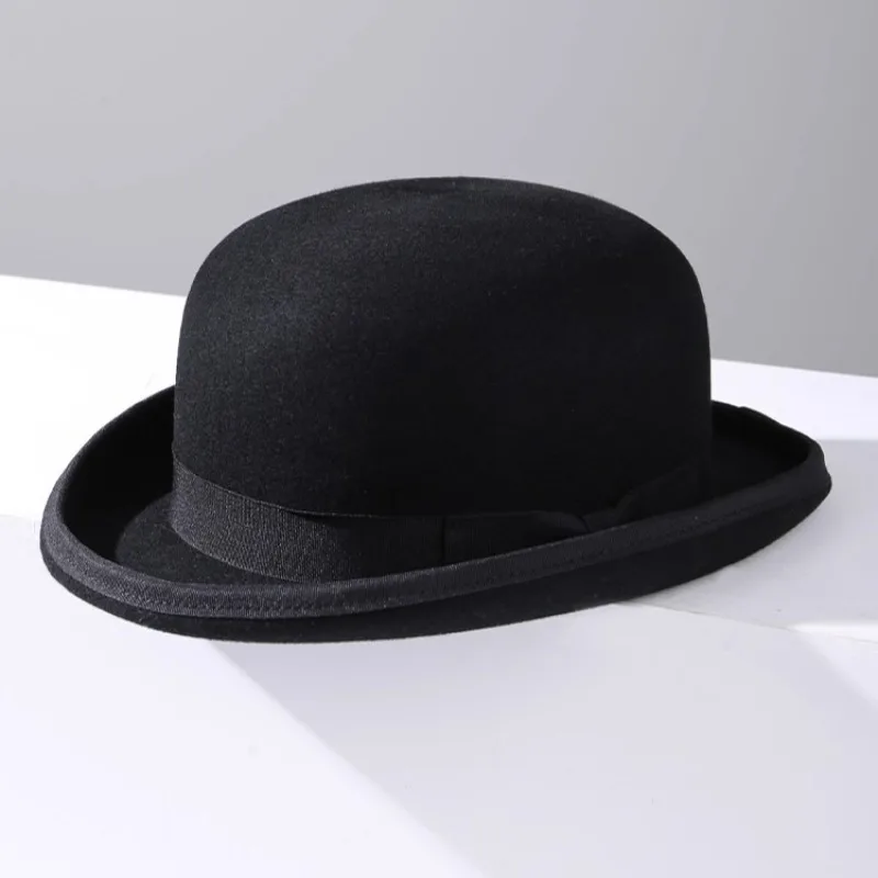 100% Wool Bowler Hat for Men B – Women'S Victorian Era Accessories recenzja i cena