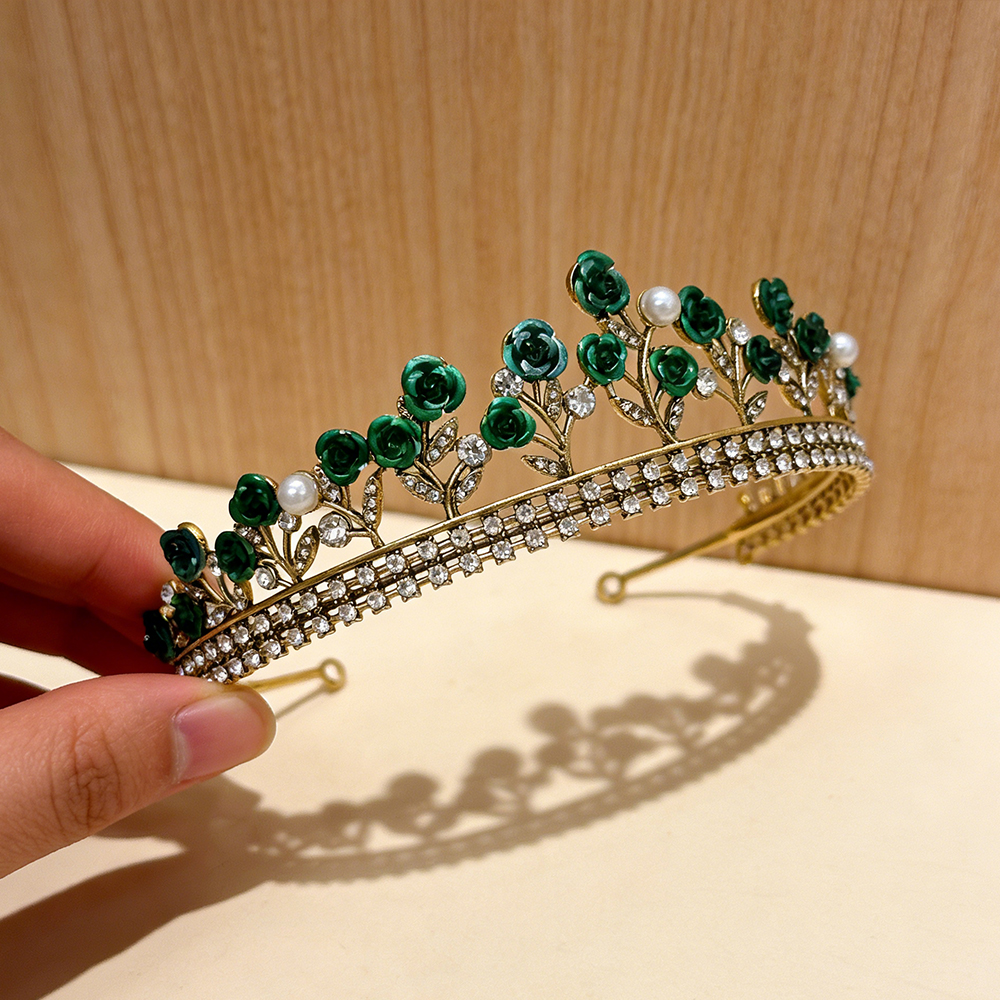 Baroque Crown Wedding Headwear – Women Accessories For Wedding recenzja i cena